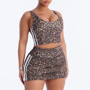 Leopard Print Two-Piece Set NWT